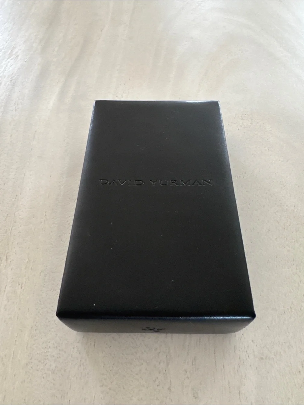David Yurman Black Leather-Effect Jewelry Box